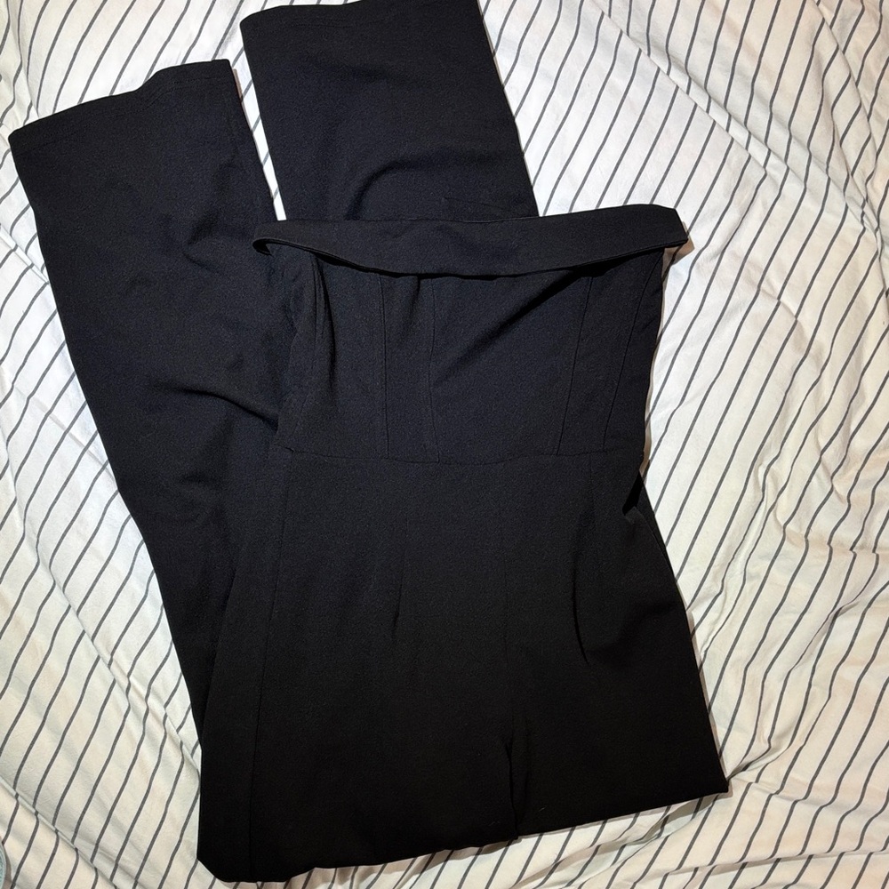 Strapless Black Jumpsuit